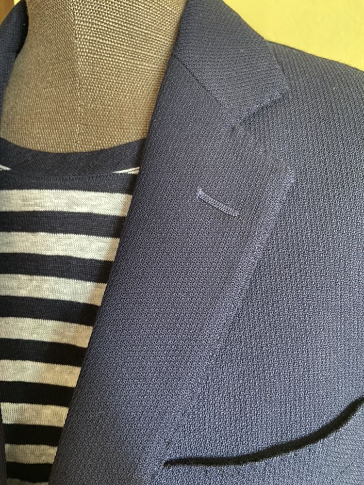 Sacou bleumarin Massimo Dutti