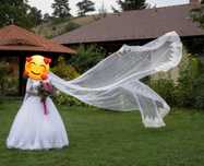vanzare rochie de mireasa si voal