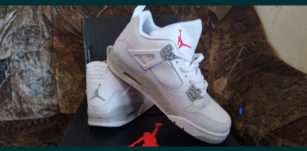 Jordan 4 Retro Oreo White marimea 36