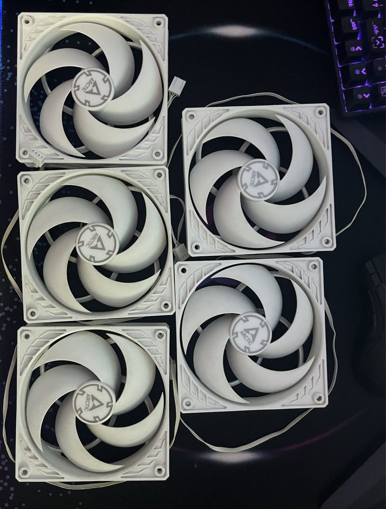 Ventilatoare PC Arctic P12 PWM White (5bucăți)