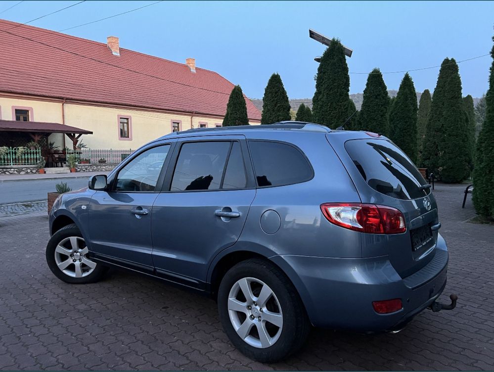Hyundai Santa Fe 2, 4x4 La Buton, Sky Blue, Ca Noua, Rate