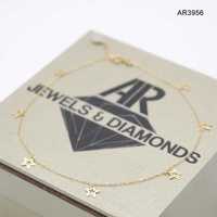 Bratara aur 14K pentru picior, ARJEWELS [AR3955]