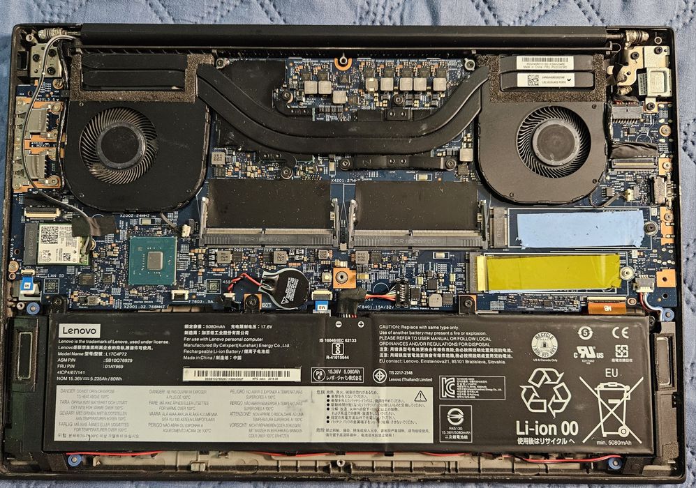 Defect placa baza Lenovo Thinkpad P1