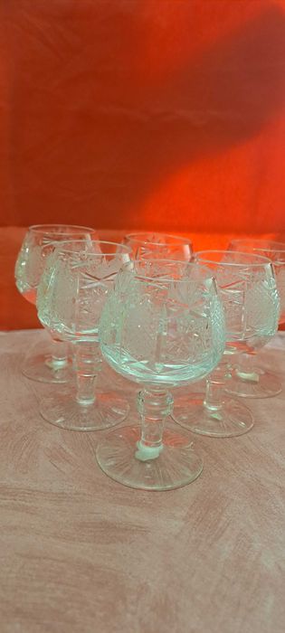 Чаши за коняк оловен кристал серия Ропотамо