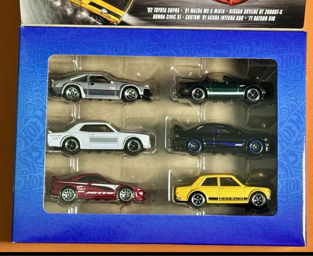 Hot wheels, 6 pack hot wheels silver series, maisto