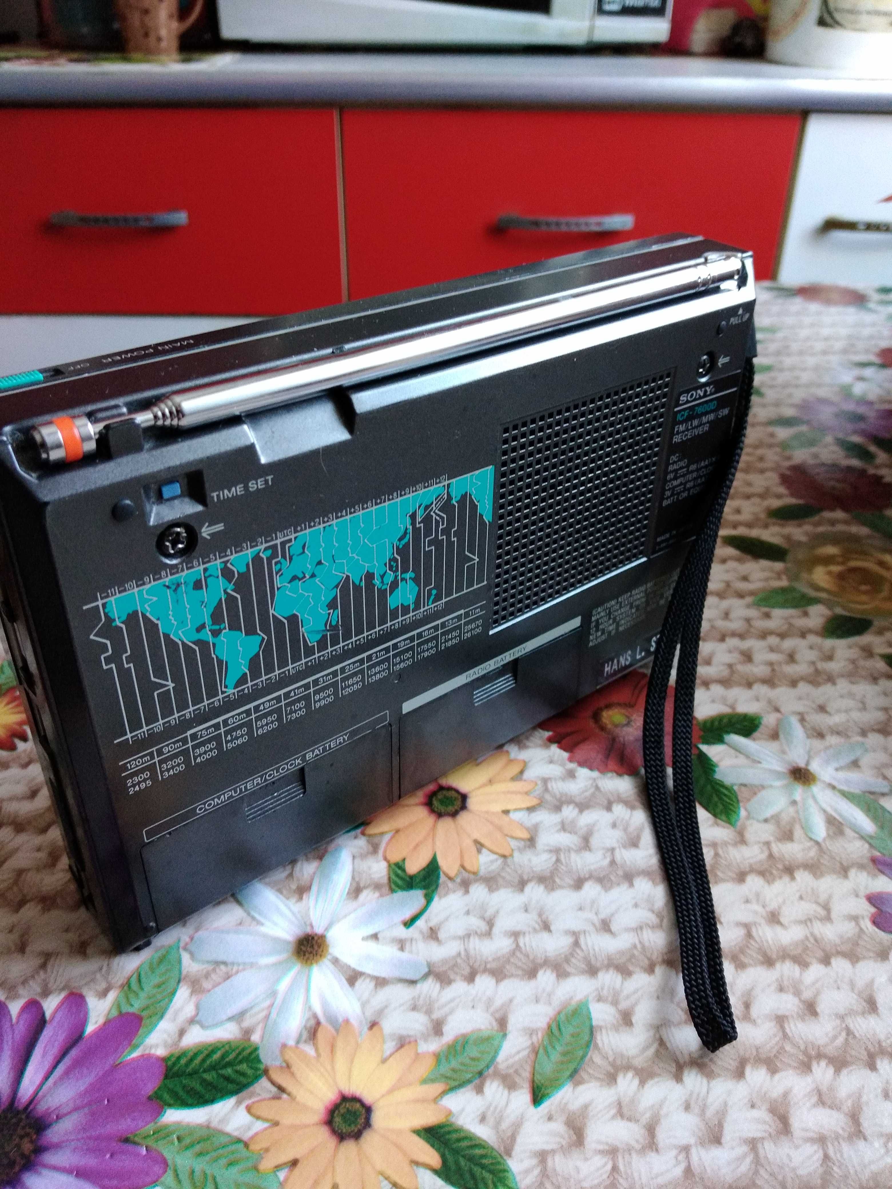 Radio Reciver Profesional SONY ICF-7600D Japan Colectie Impecabil