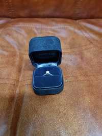 Superb inel din platina PT 950 cu diamant 0,41ct