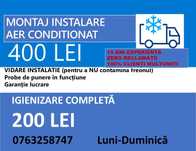 Montaj, Instalare, Igienizare AER CONDITIONAT