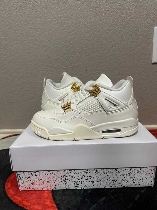 -299,99 RON- Jordan 4 Metalic Gold - Orice Masura - Verificare Colet