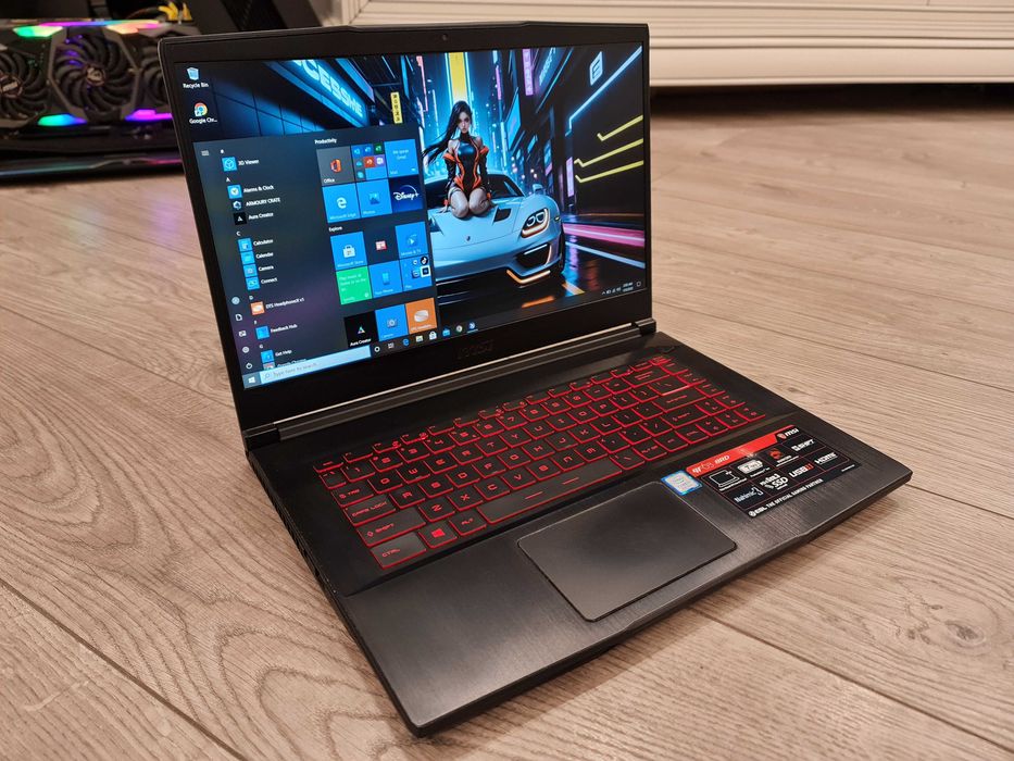 laptop gaming MSI ,intel core i7-8750H  ,video NVIDIA GTX, aluminiu