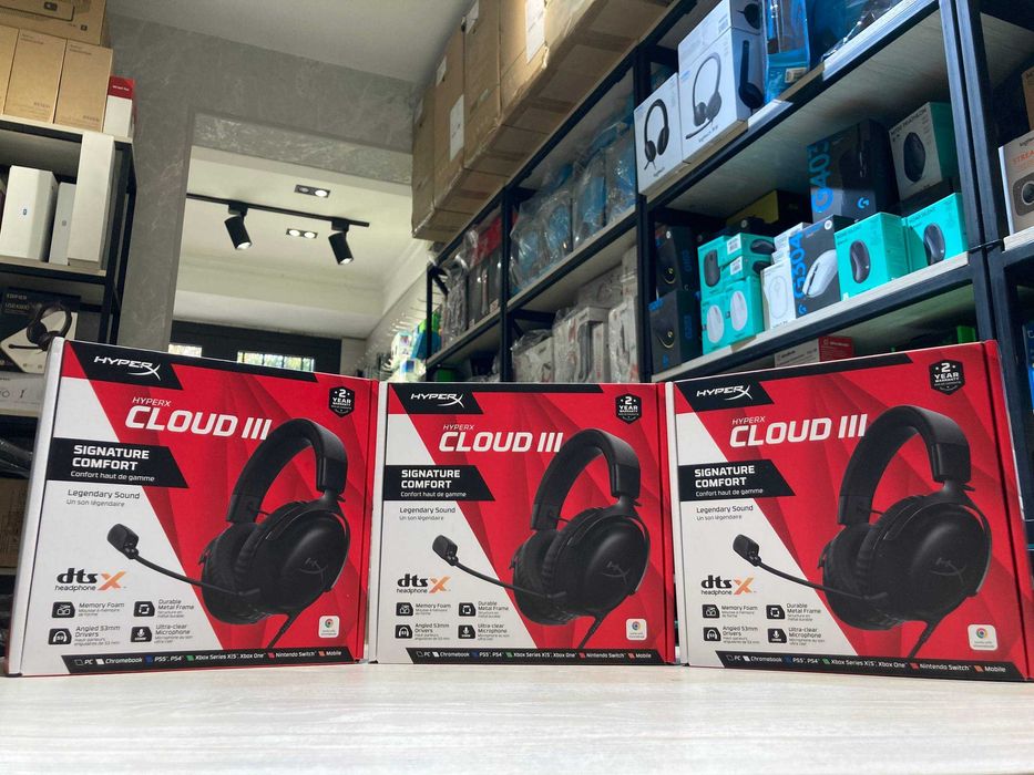 Наушники HyperX Cloud III Wired (Black)