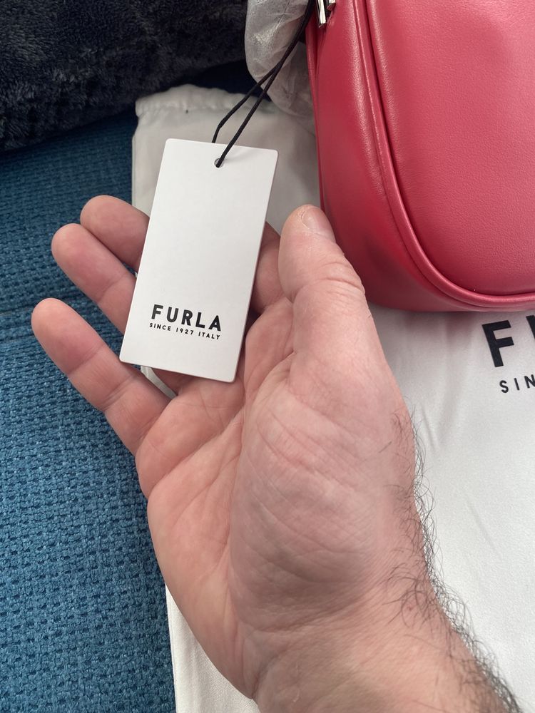 FURLA MOON Shoulder Bag S Papavero.Нов модел и 100% оригинал.