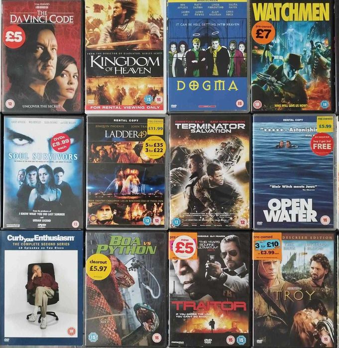 Продавам DVD филми ! 7лв на брой, при повече от 3 броя – отстъпки!