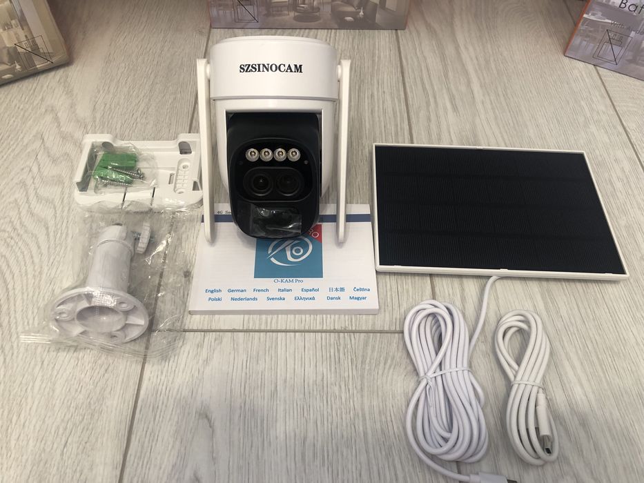 Camera Supraveghere O-Kam Pro 4G Zoom 10x Alarma Rezolutie 4K Sd-32Gb