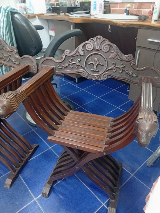 Jilt lemn natural pliant cu perne