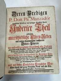 1753 Carte foarte veche germana secol 18