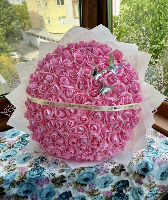 Букет от вечни рози