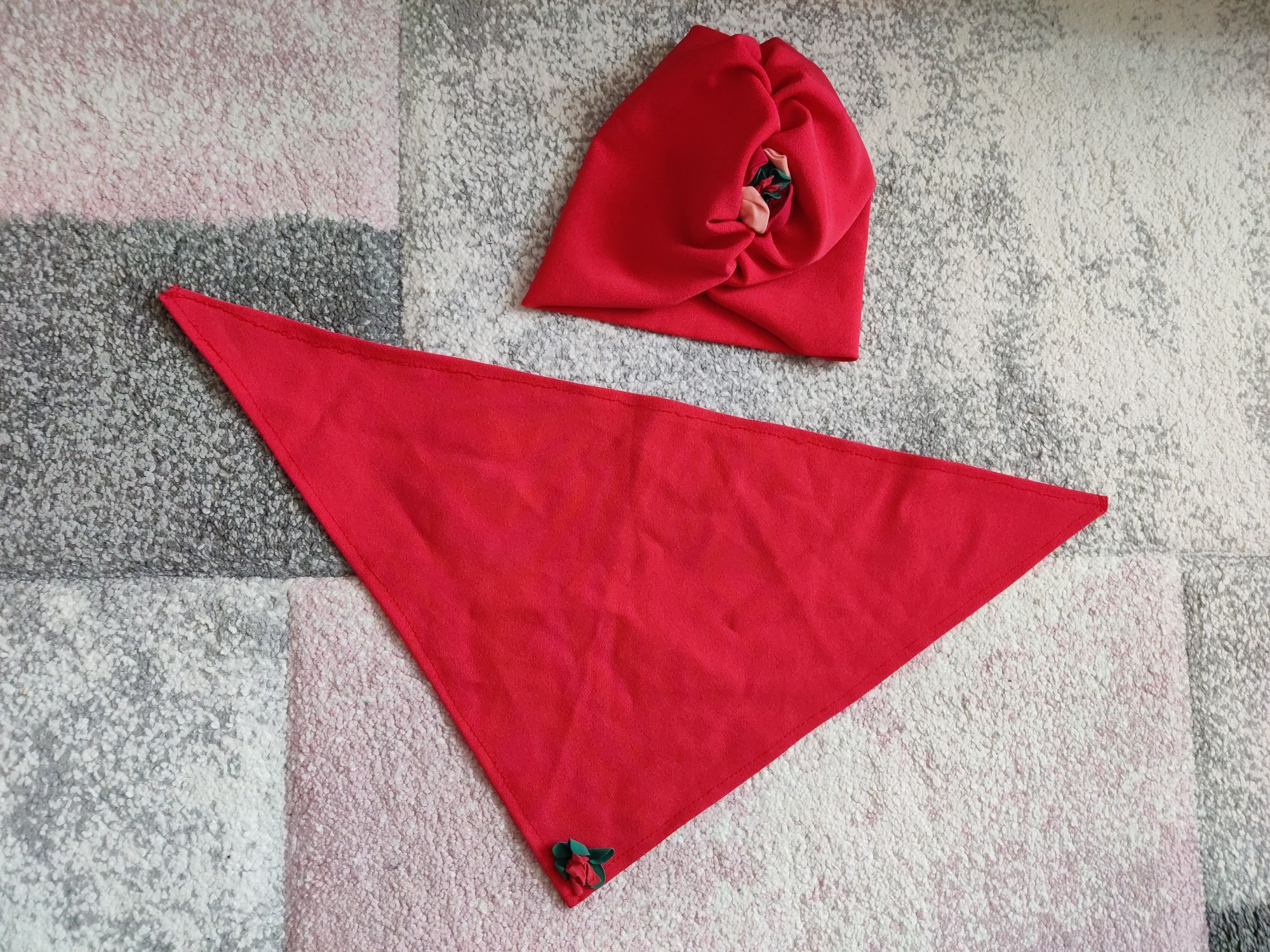 Set turban si esarfa, fetite, aproximativ 1-3 ani, 92/98