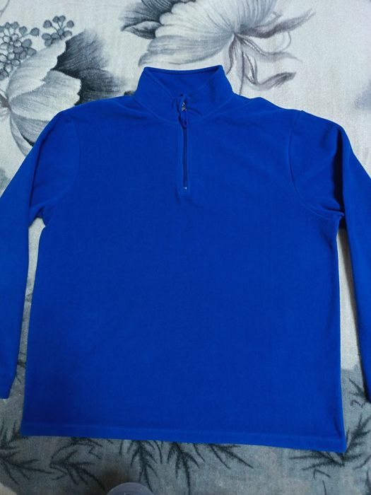 Мужская флисовая толстовка размер 56