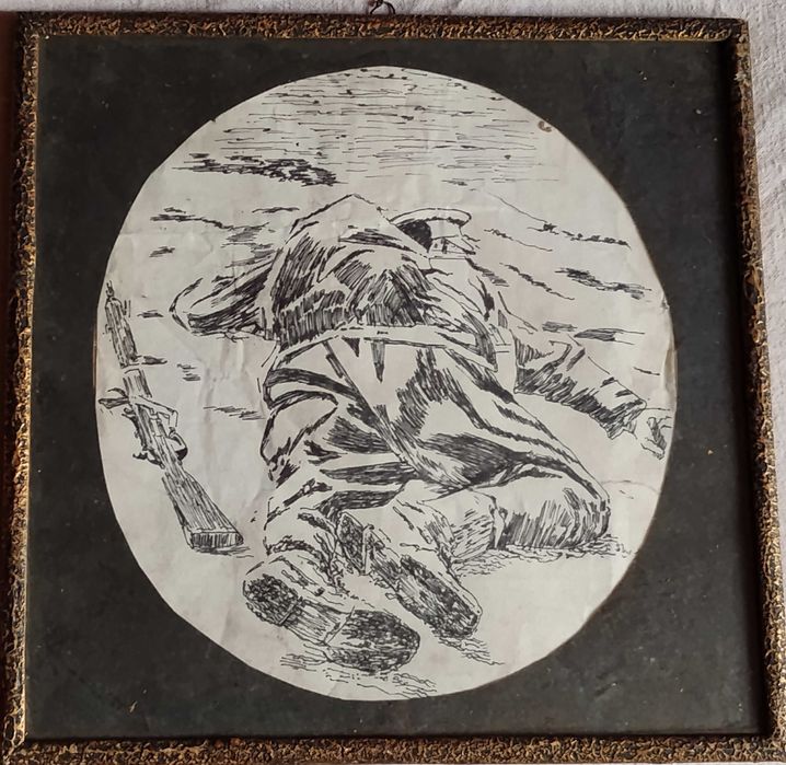 Стара рядка майсторска графика .