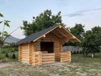 Case/cabane din lemn rotund