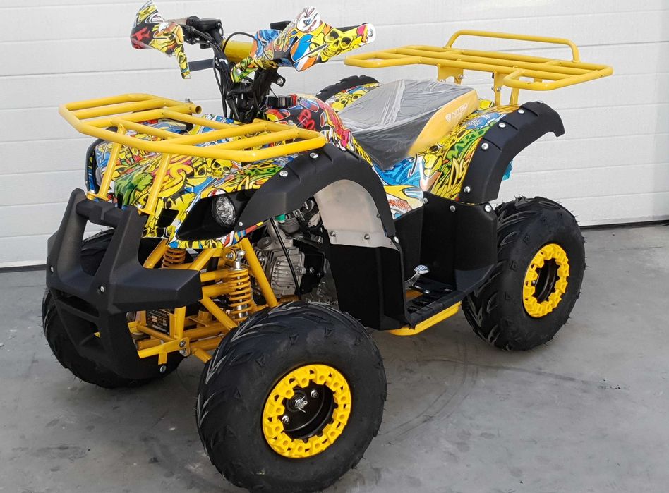 ATV 125CC NOU Toronto RG7 A Sport Nitro Motors  Graffiti-GALBEN