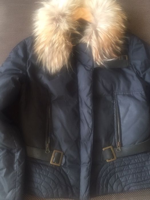 Дамско яке с естествен косъм