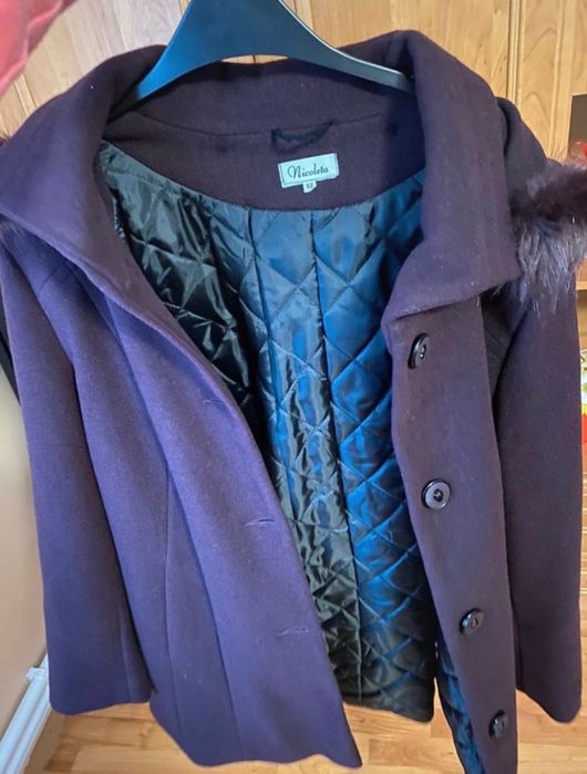 Palton cu amestec de lână