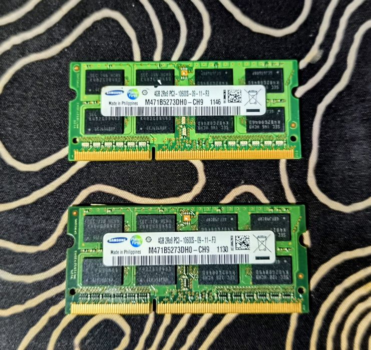 Memorie RAM Laptop Samsung DDR3 8GB (2x4GB)