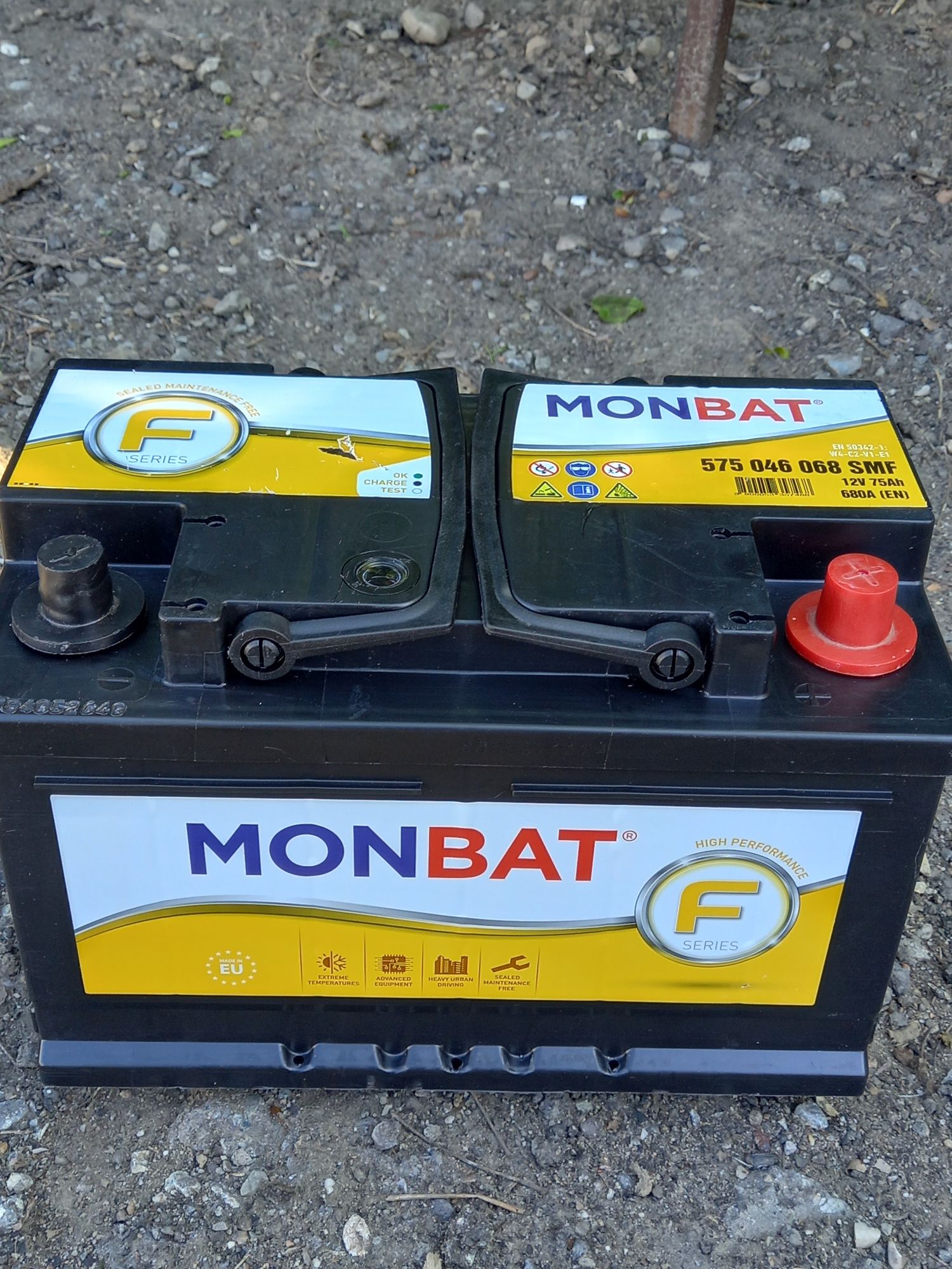 Bateria auto Monbat  12v -75 Ah/ an 2022