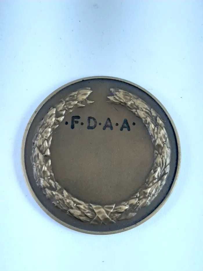 Medalie veche din bronz Relay Race Sports Anglia 1930