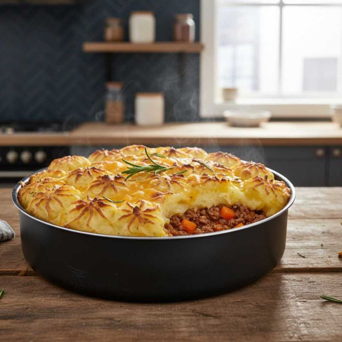 Алуминиева, мраморна тава – чисто отделяне и безупречни печива.