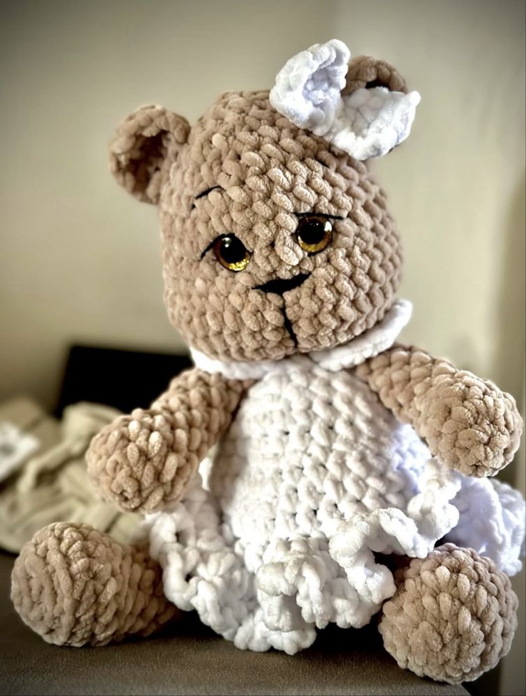 Плетени играчки на една кука, различни модели