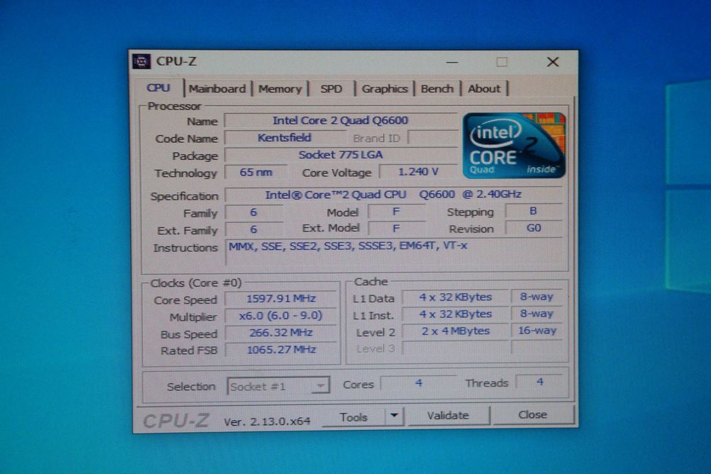 Procesor intel core 2 quad Q6600 2.4 Ghz FSB 1066 8mb LGA 775
