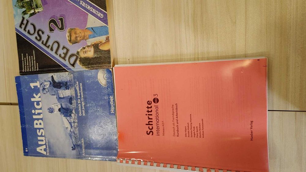 Учебници по немски език, нива А1, А2 и В1