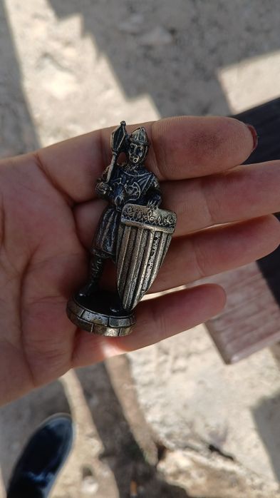 Изискан подарък Шах  с бронзови фигури