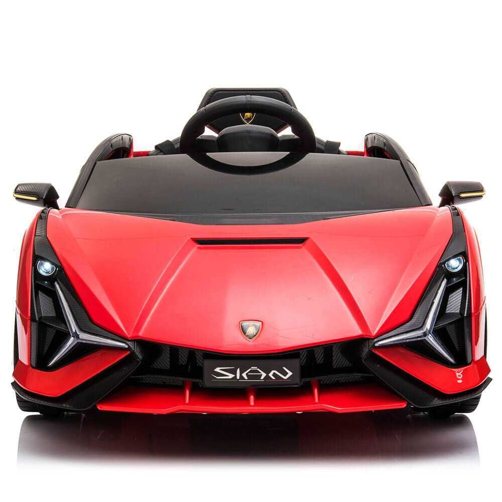 Masinuta electrica copii 1-4 ani Lamborghini Sian 4x4, Roti Moi Rosu