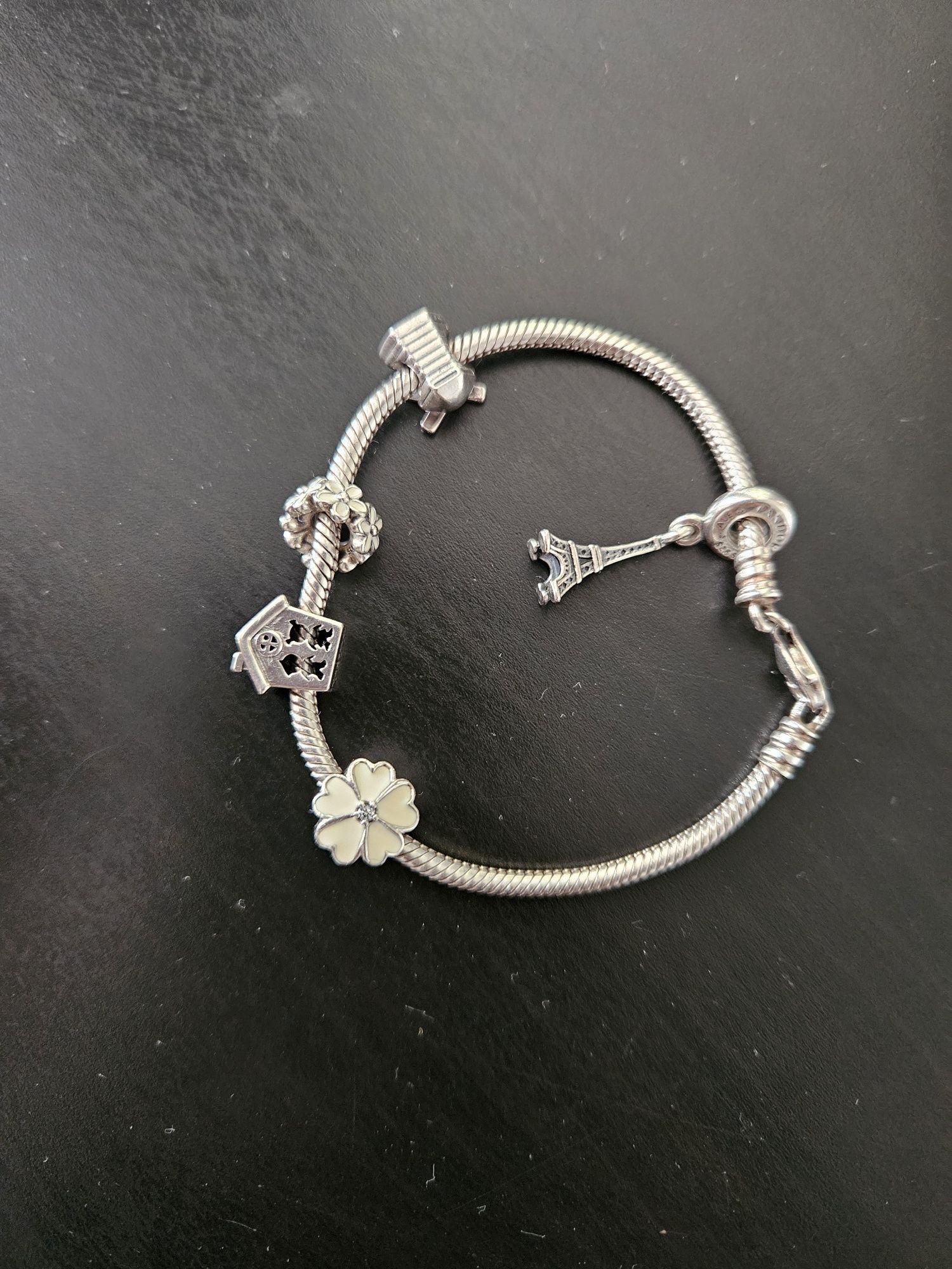 Bratara argint Pandora - cadou Valentines Dragobete 8 martie