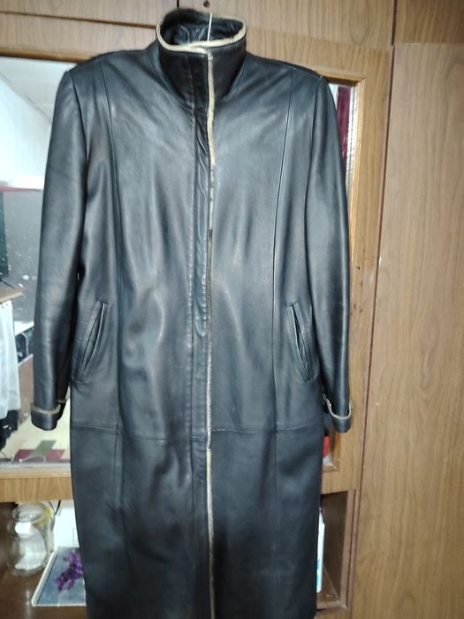 Плащ натуралний кожа