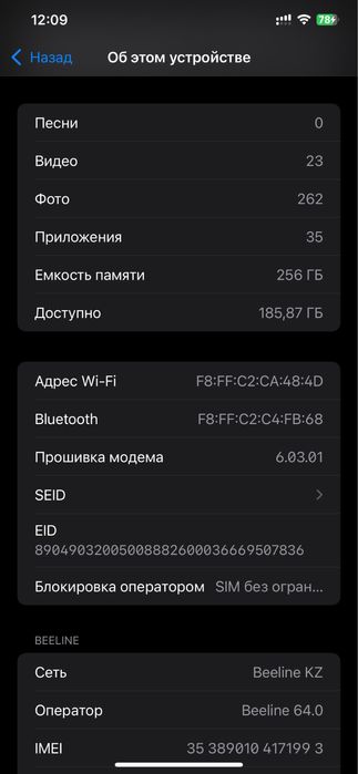 Iphone 11 pro max 256