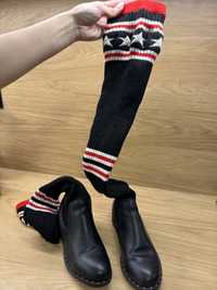 Дамски ботуши тип чорап 36