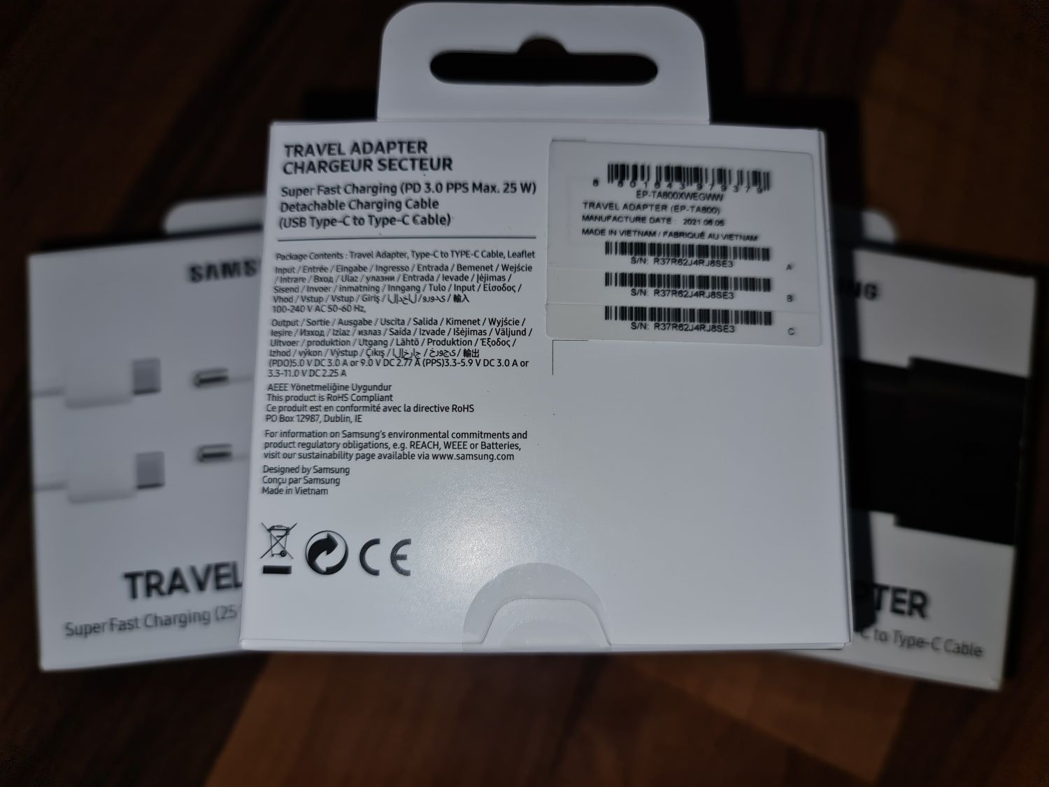 Incarcator+cablu original Samsung Super Fast Charge 25W S 21 22 23 Tab