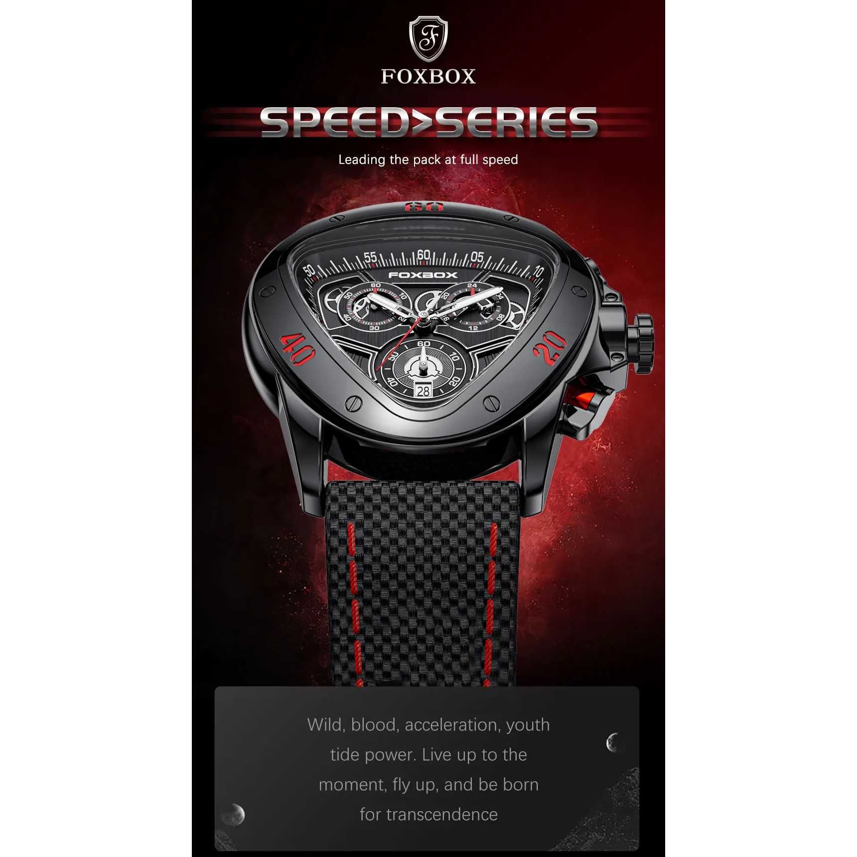 Мъжки часовник LIGE Luxury Sport Watch, Кварцов, Водоустойчив