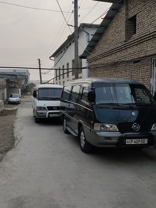Микроавтобус Узбекистан буйлаб сайохат хизмати 14 та уриндик