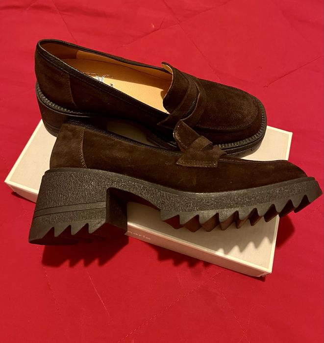 Mocasini dama waterproof, piele