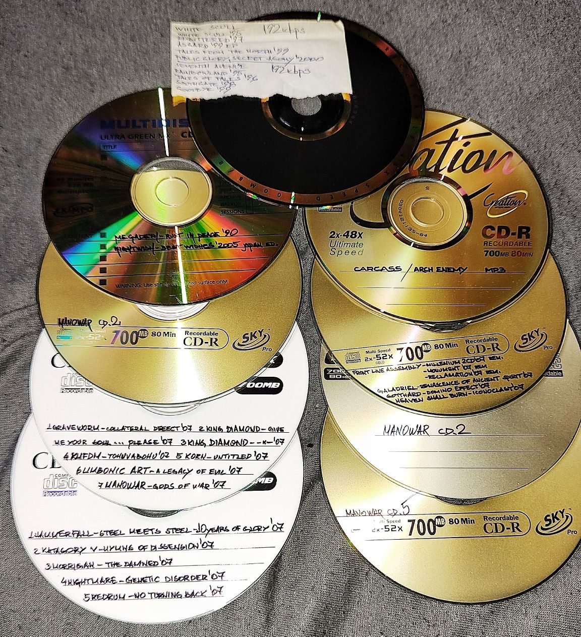 CD-R дискове с метъл