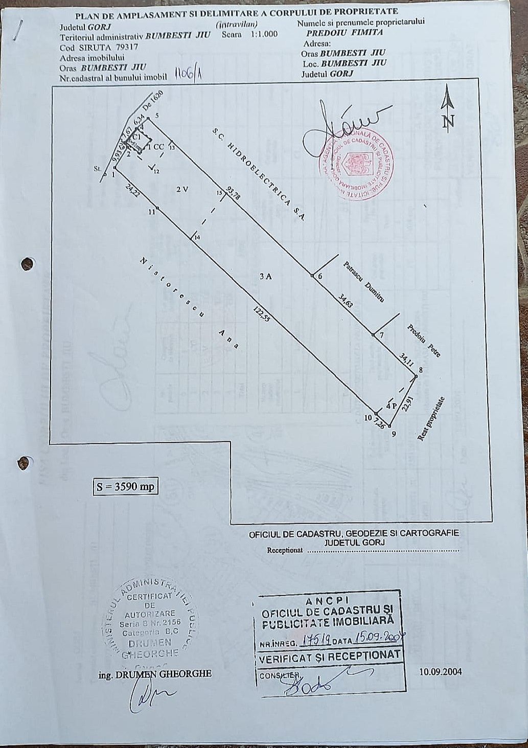 Teren intravilan, Județul Gorj, Bumbești-Jiu, Sat Luncani