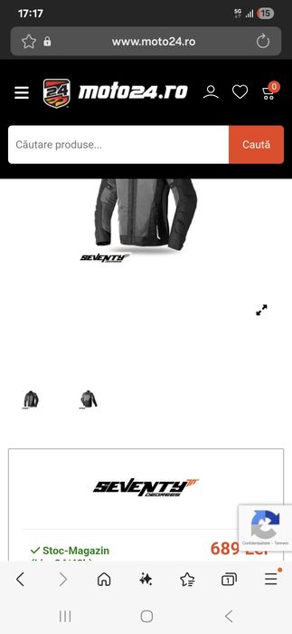 Vand geaca moto  seventy