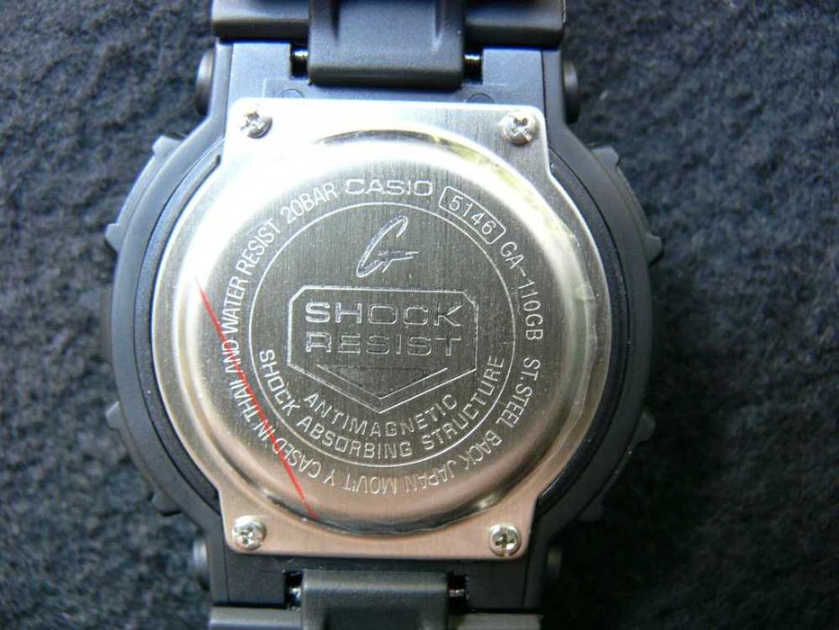 Ceas Sport CASIO G-SHOCK GA-110 BLACK&ROSE GOLD-Negru Nou !! 2025 !!
