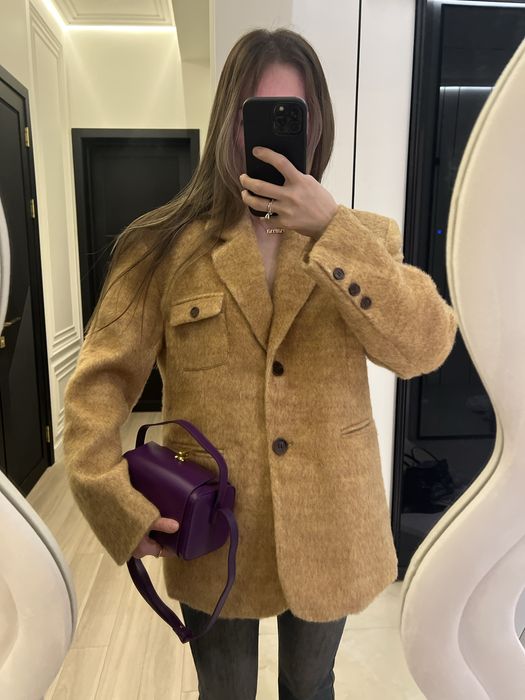 Пальто из шерсти с подкладом